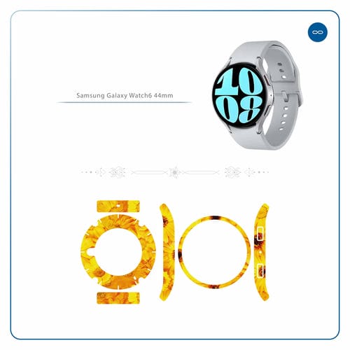 Samsung_Watch6 44mm_Yellow_Flower_2